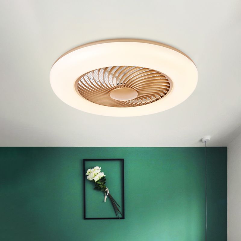 Morandi Ceiling Fan with Light, 5 Color, DIA 22