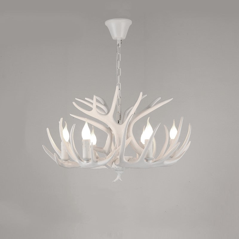 Austin Retro Deer Horn Resin Pendant Light Chandelier