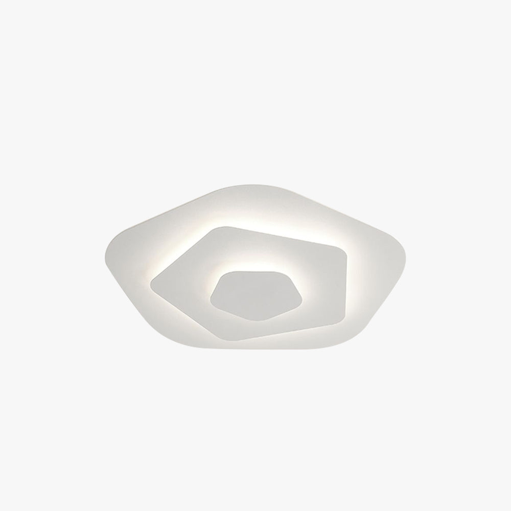 Quinn Modern Nordic Round Acrylic/Metal Concise Flush Mount Ceiling Light, White