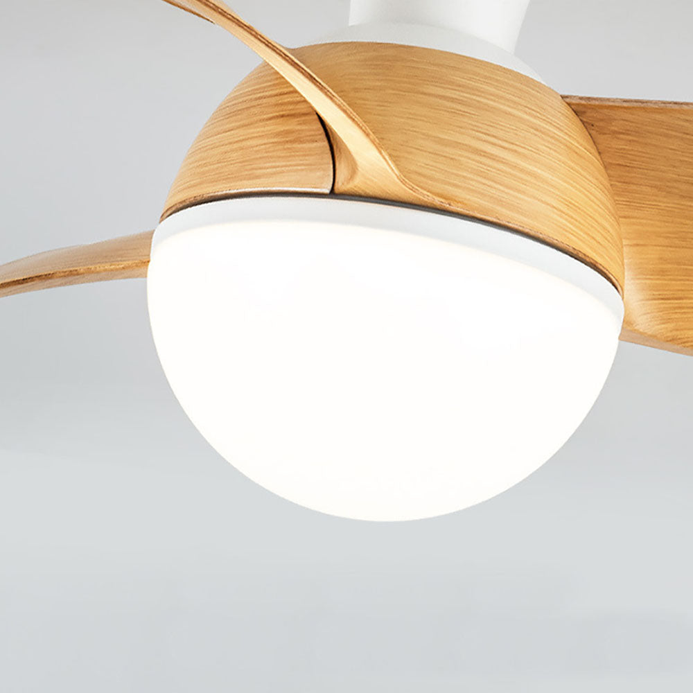 Morandi 3-Blade Basic Ceiling Fan with Light, 3 Color, 30''