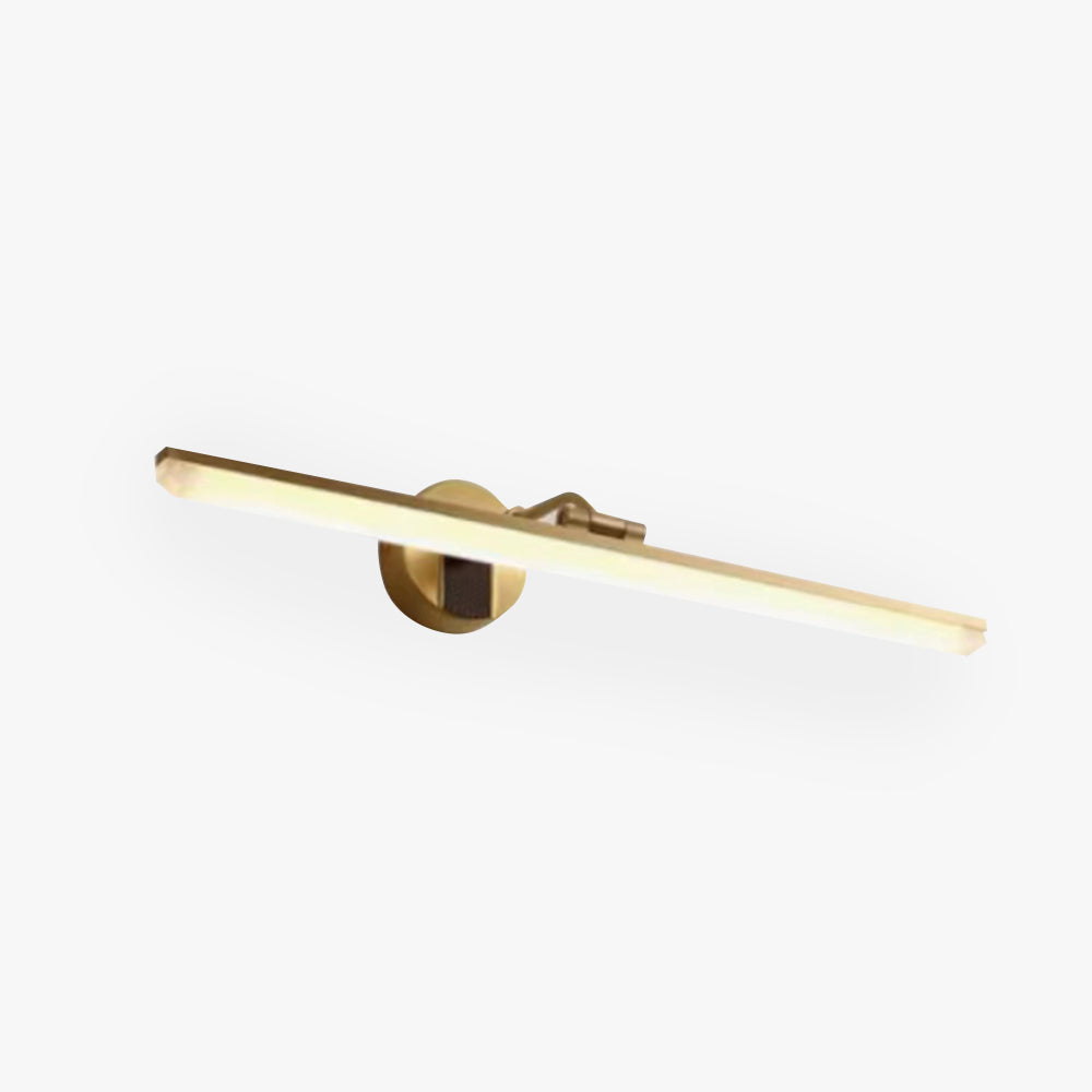 Leigh Retro Linear Metal/Acrylic Wall Lamp, Brass