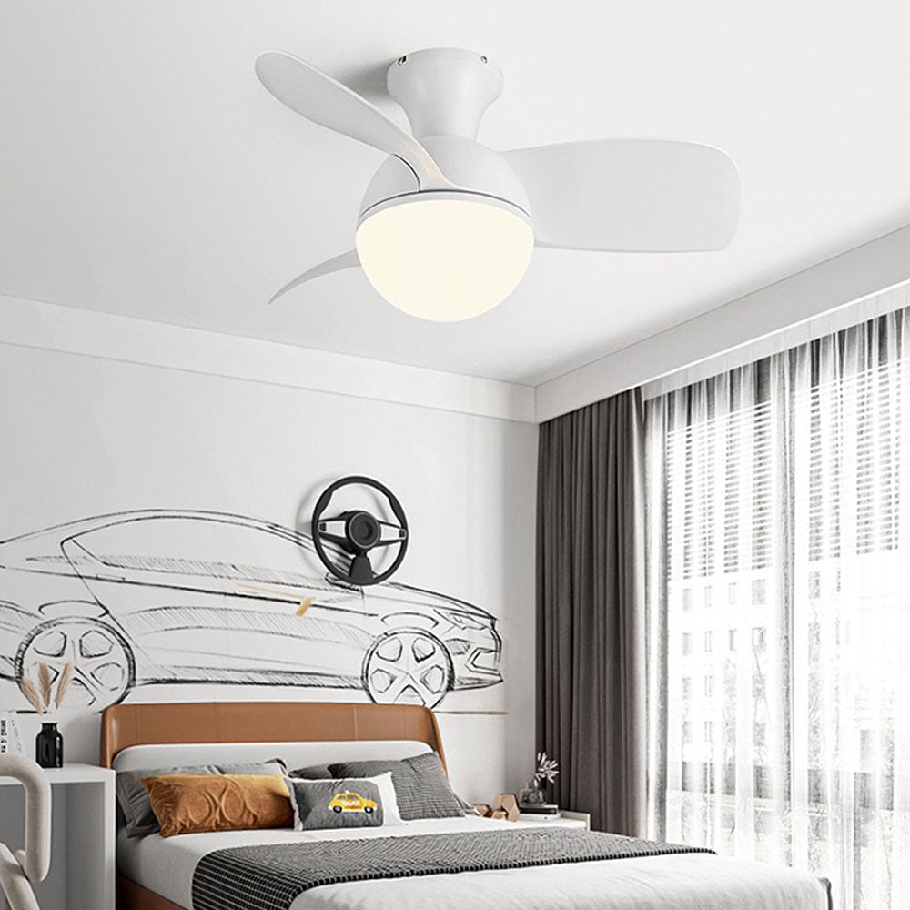 Morandi 3-Blade Basic Ceiling Fan with Light, 3 Color, 30''