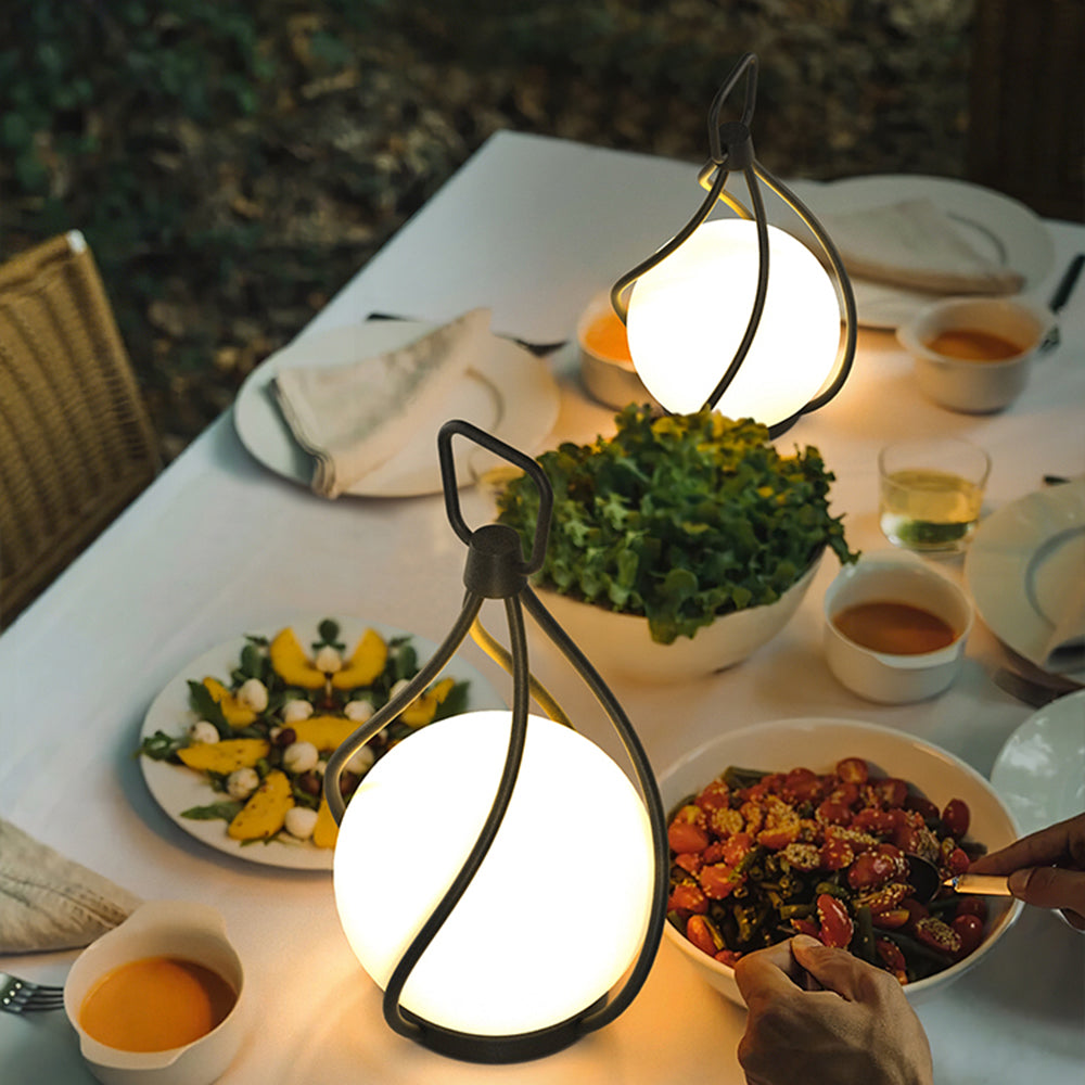 Valentina Pendant Light Bubble Modern, Metal/Acrylic, White/Transparent