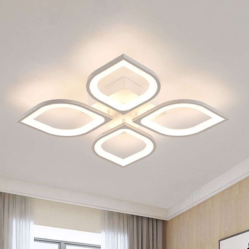 Hana Modern Designer flower Flush Mount Ceiling Light
