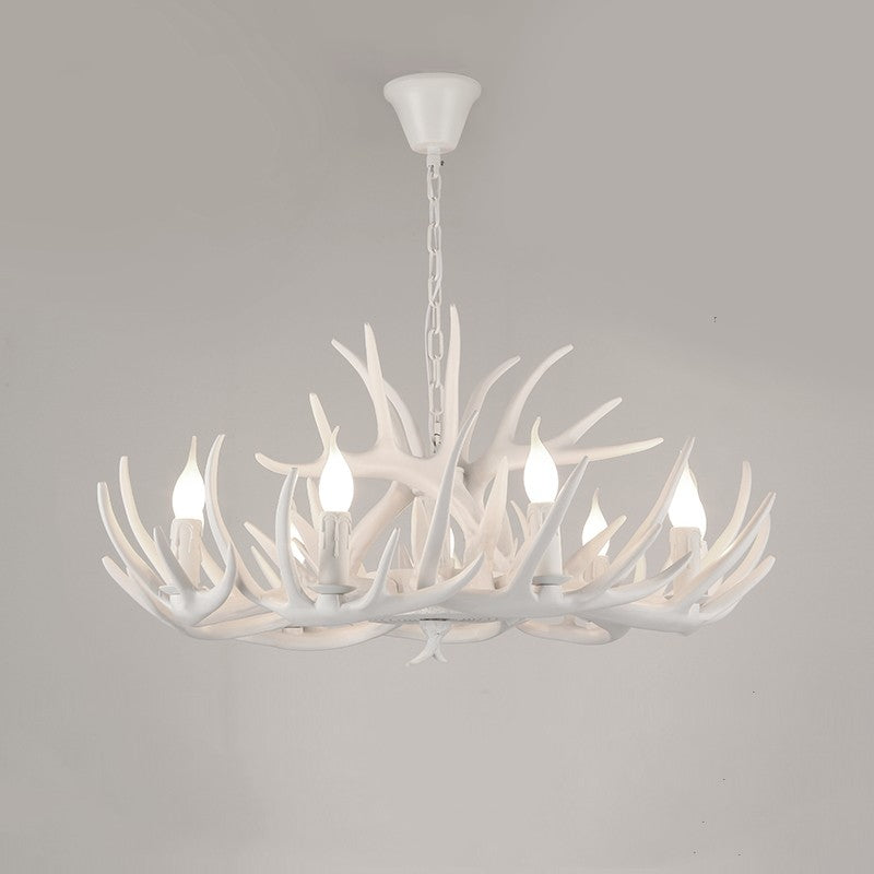Austin Retro Deer Horn Resin Pendant Light Chandelier