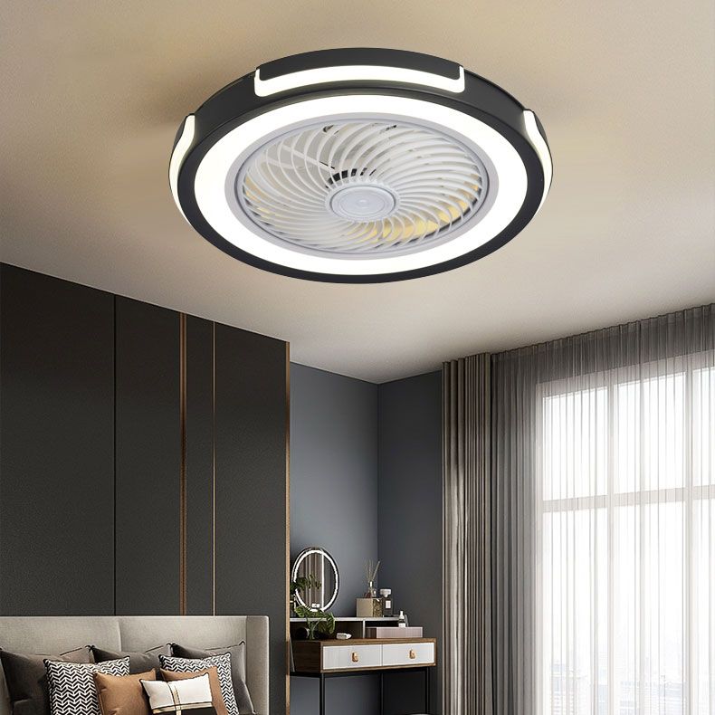 Edge Ceiling Fan with Light, 4 Color, DIA 20