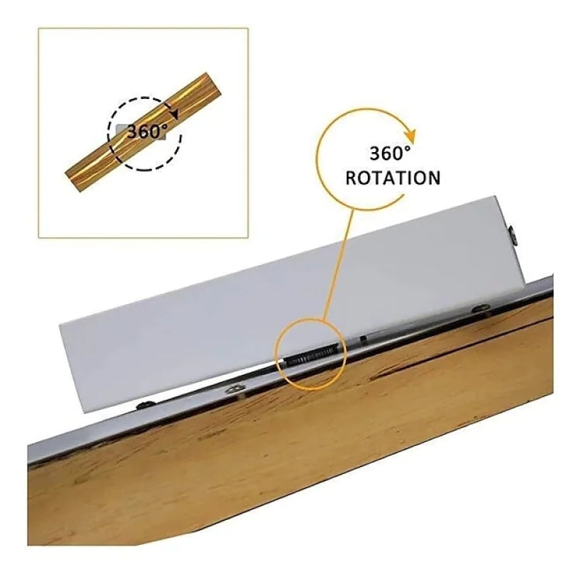 Led Rotatable Wood  Wall Lamp