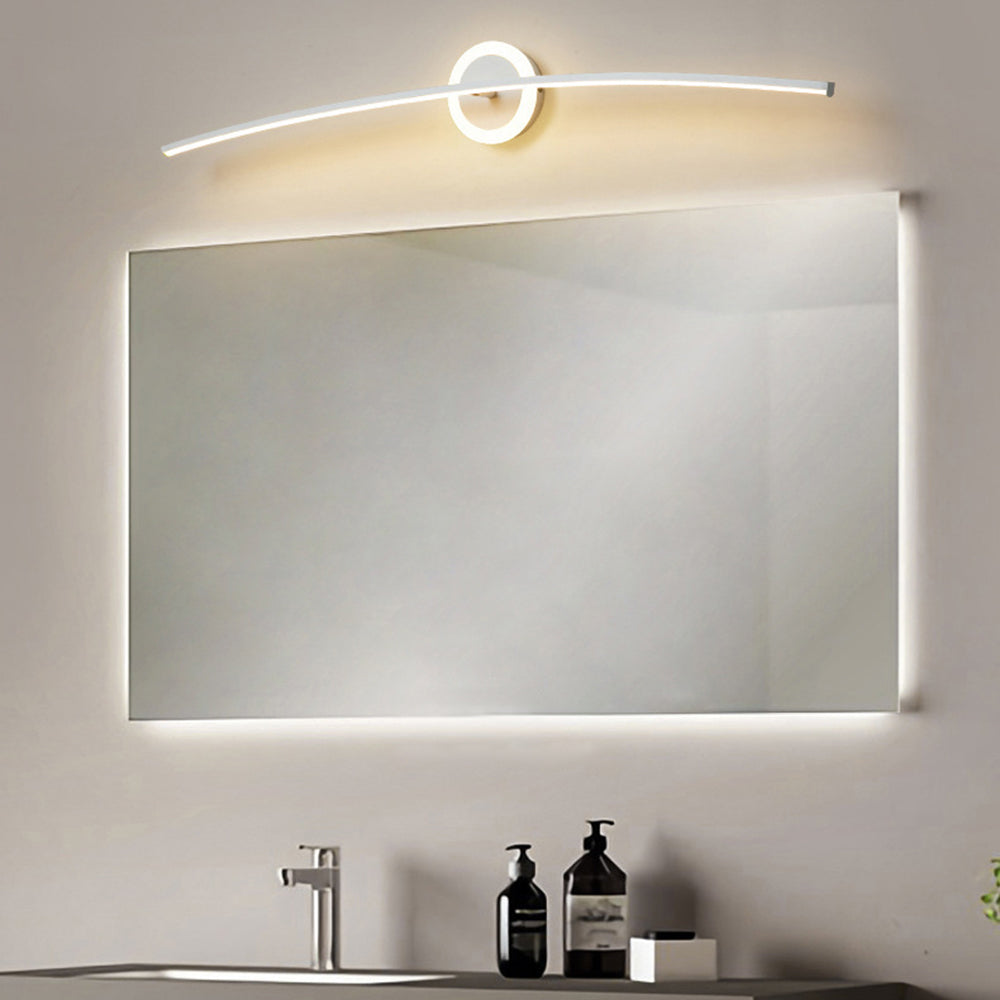 Leigh Modern Linear Metal Wall Lamp, White