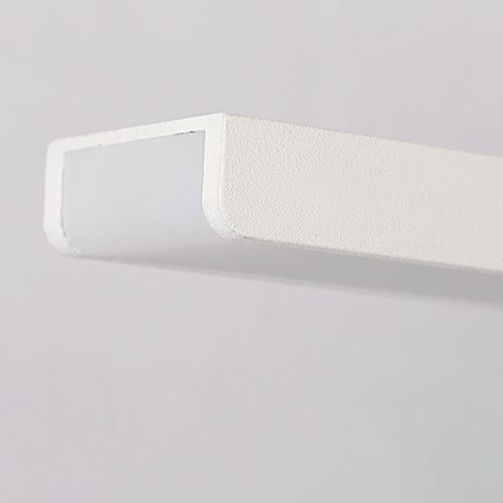 Cooley Minimalist Linear Metal/Acrylic Wall Lamp, Silver, Bathroom