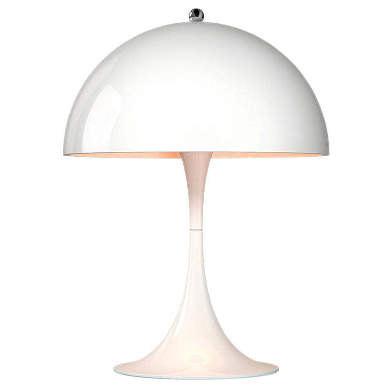Salgado Minimalist Mushroom Metal Table Lamp, White
