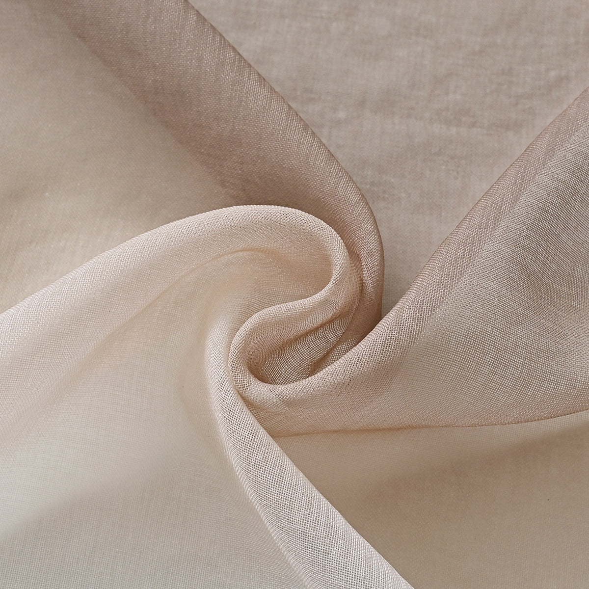 Modern Two Tone Polyester Sheer Curtain, 5 Colors