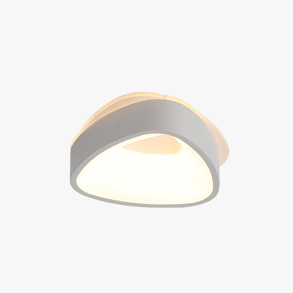 Quinn Minimalist Hollow LED Flush Mount Ceiling Light, Round/Square